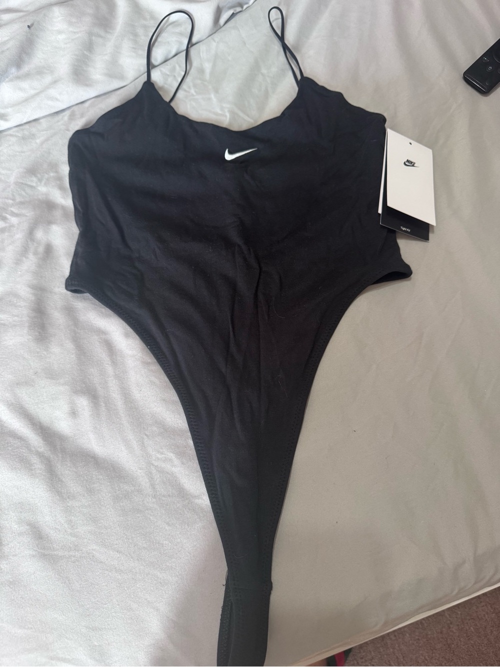 Nike Black Women's Swoosh Bodysuit